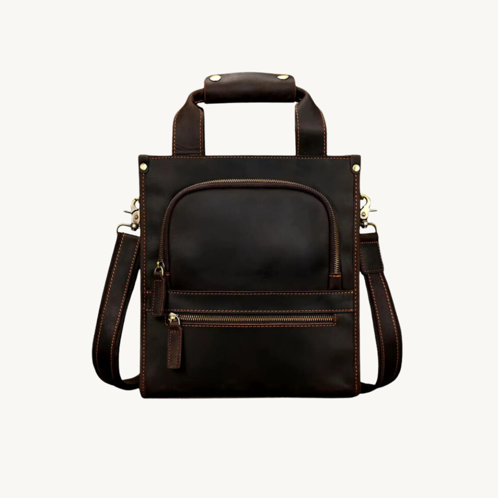 Brown Templar Messenger Bag