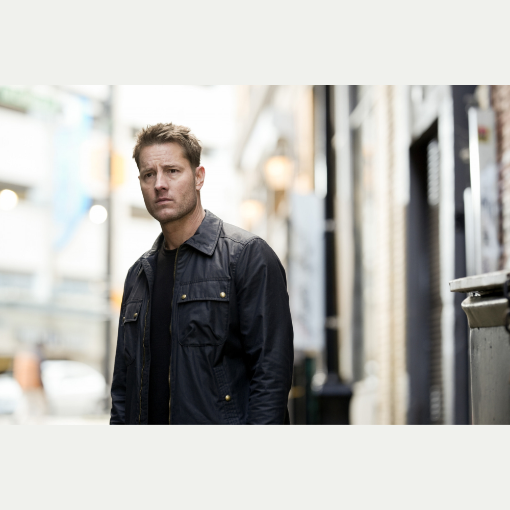 Classic Black Cotton Jacket with Shirt Collar