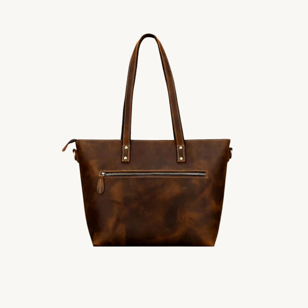 Brown Juggernaut Vintage Tote