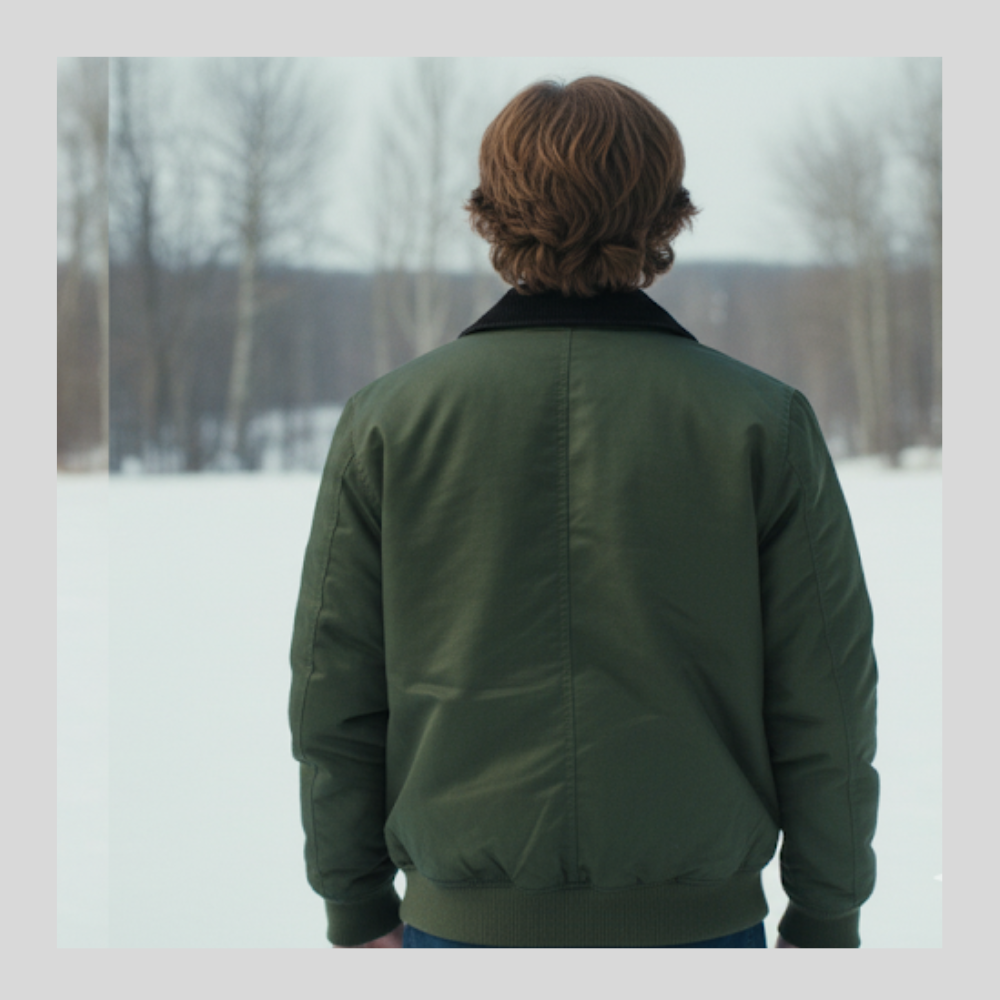 Mason Thames Black Phone 2 Green Bomber Jacket