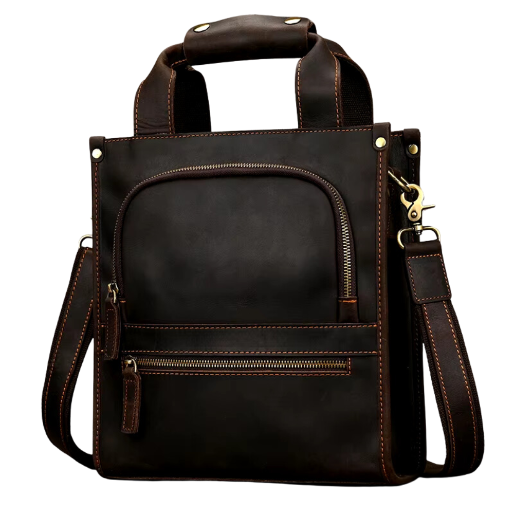 Brown Templar Messenger Bag