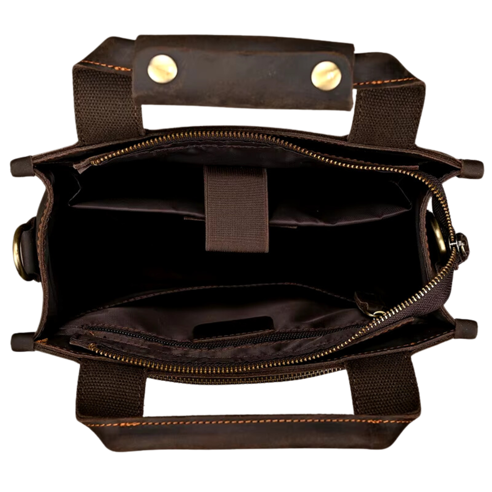 Brown Templar Messenger Bag