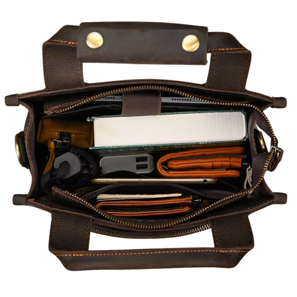 Brown Templar Messenger Bag