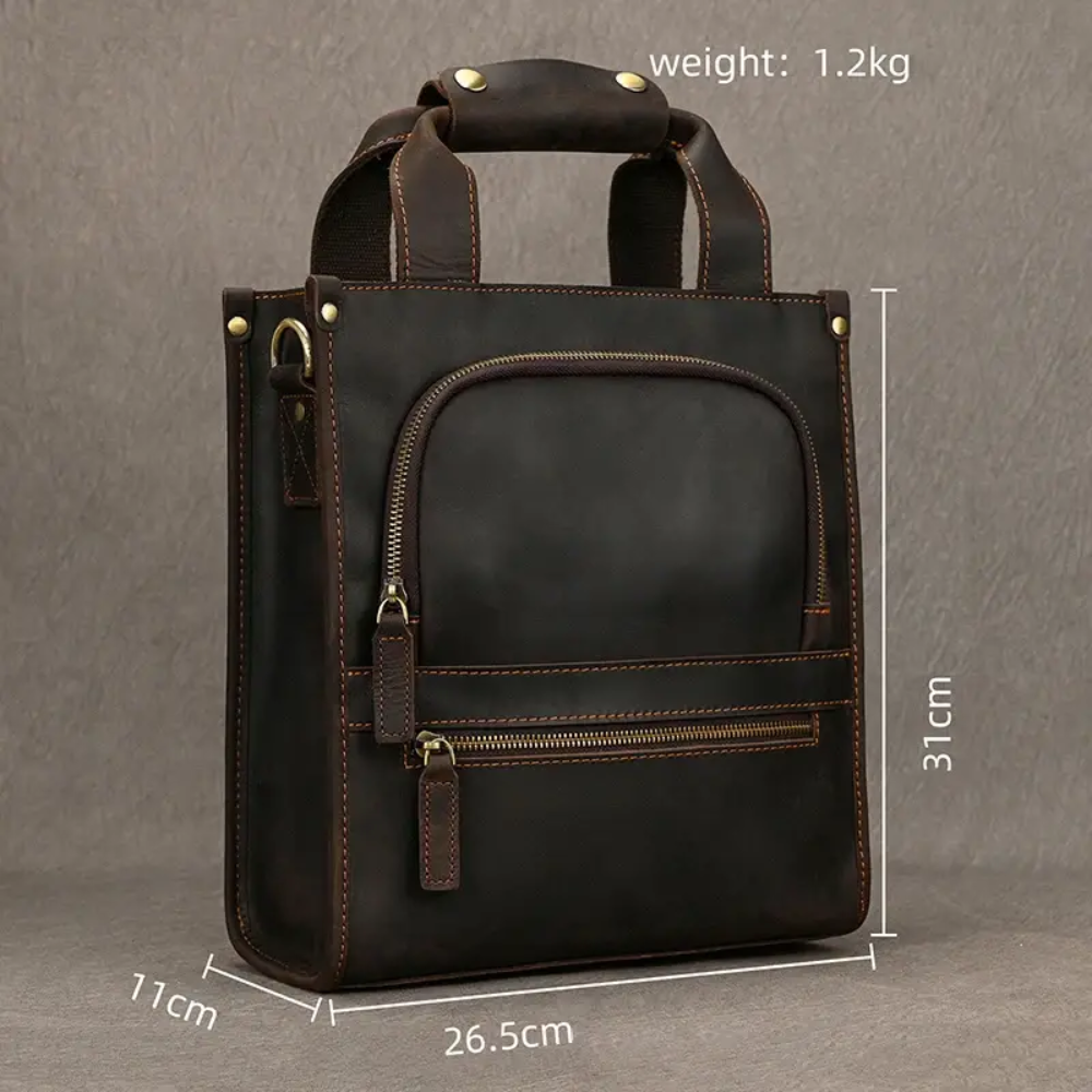 Brown Templar Messenger Bag