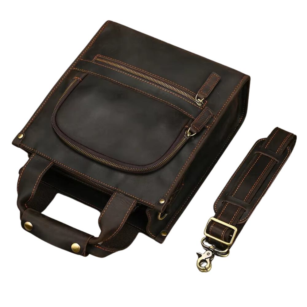 Brown Templar Messenger Bag