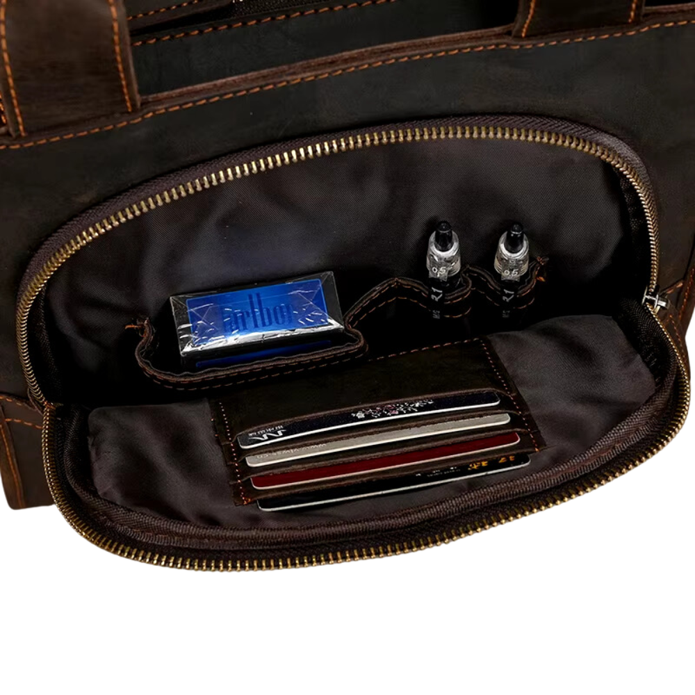 Brown Templar Messenger Bag