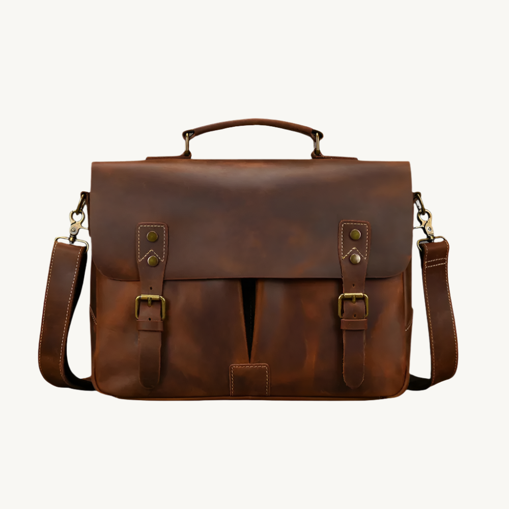Vintage Roam Brown Messenger Bag