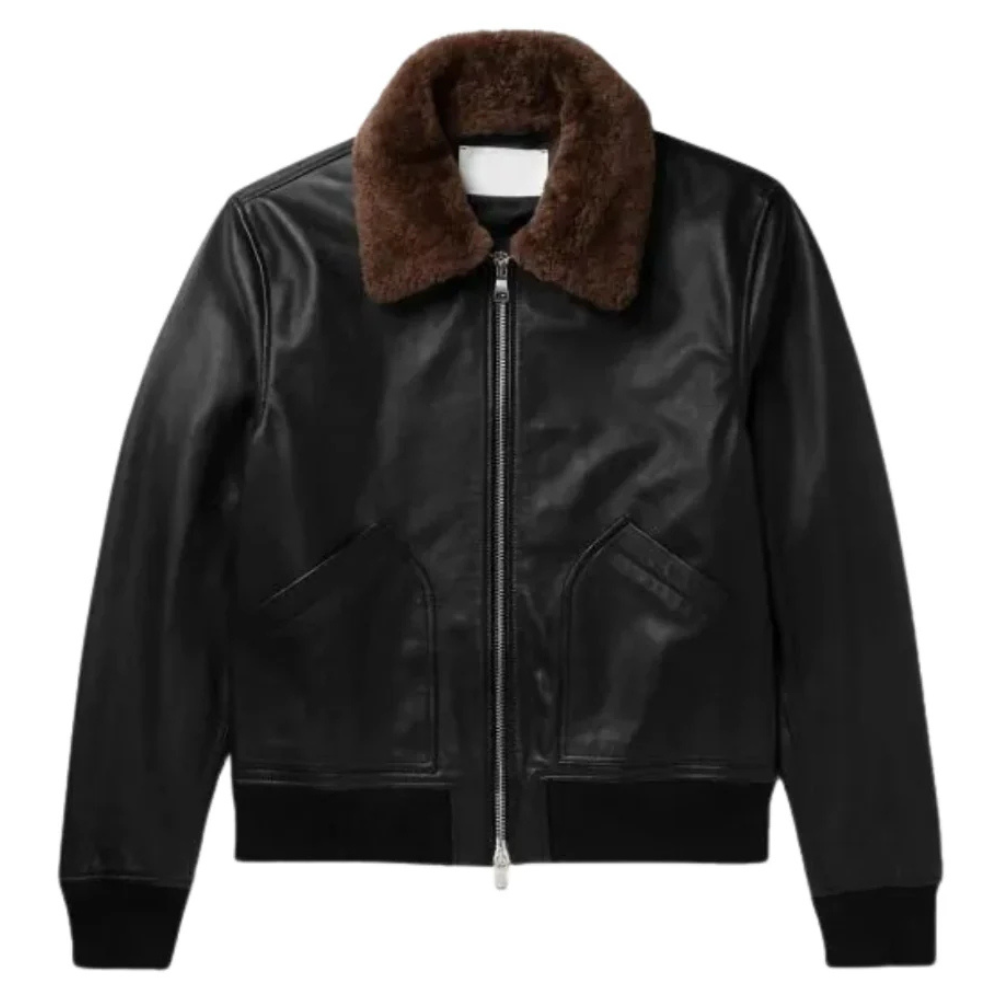 Black Rogue Shearling Jacket