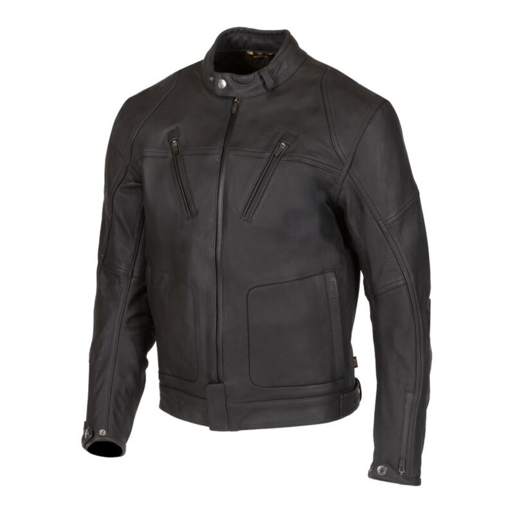 Black Maverick Motorcycle Jacket
