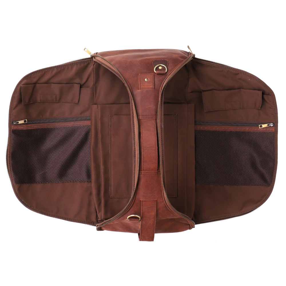 Brown Adventure Leather Duffle