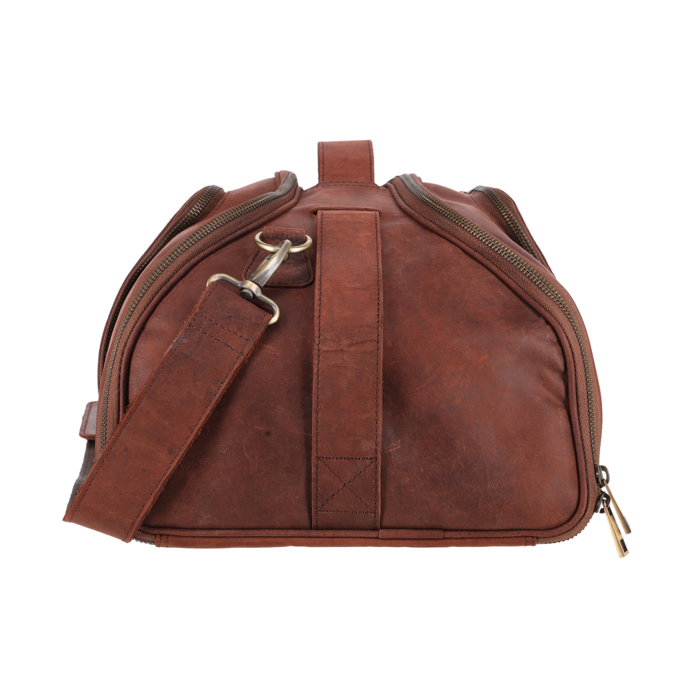 Brown Adventure Leather Duffle