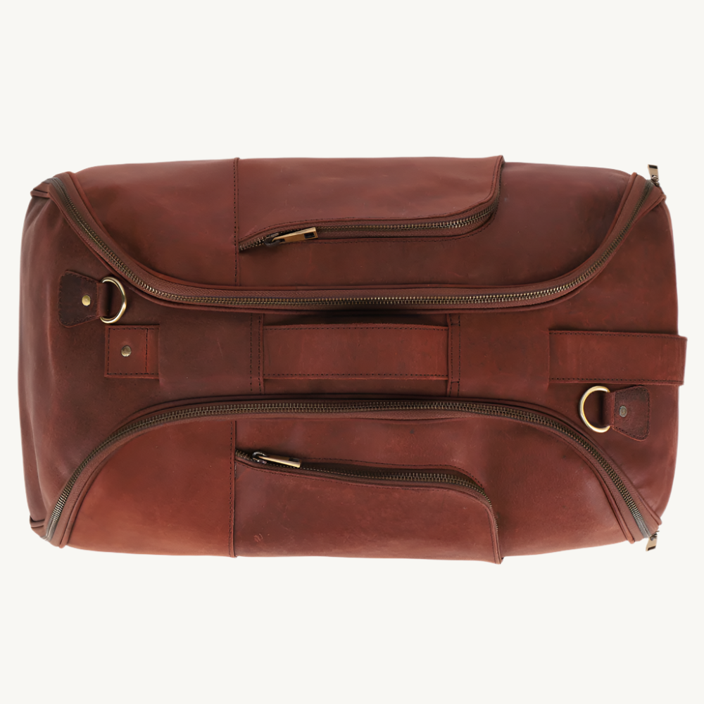 Brown Adventure Leather Duffle