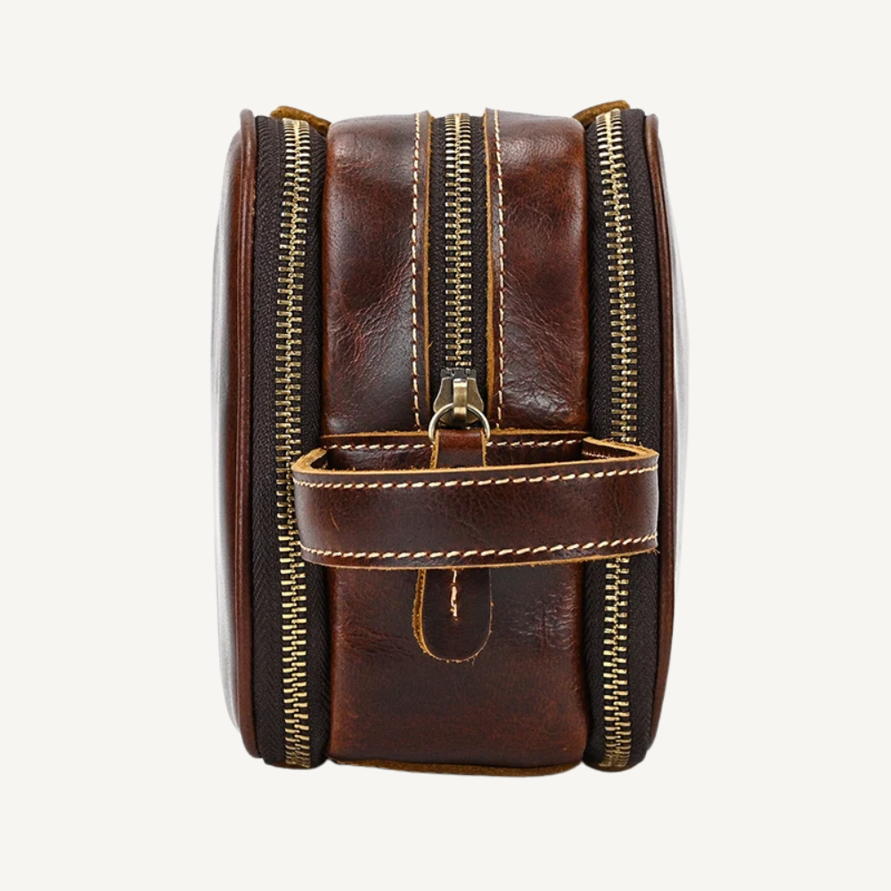Brown Luxe Toiletry Bag
