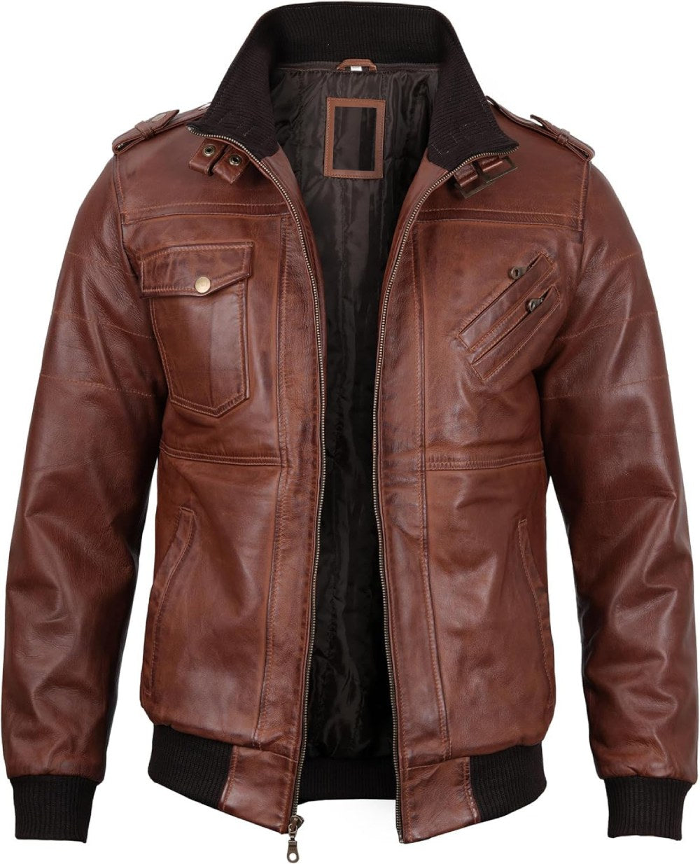 Brown Prowler Hooded Jacket