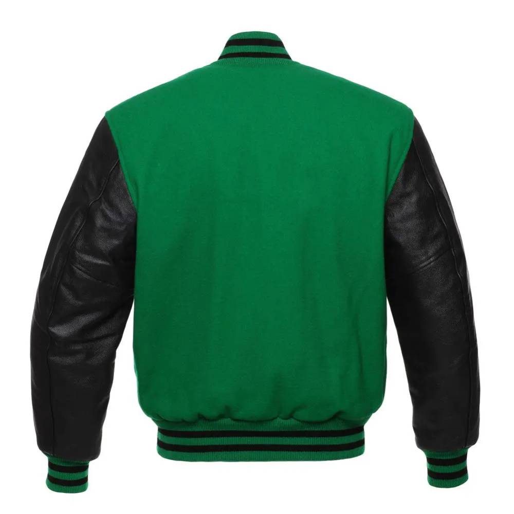 Green & Black Dynamo Varsity Jacket