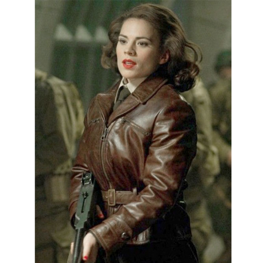 Hayley-Atwell-Captain-America-First-Avenger-Leather-Jacket