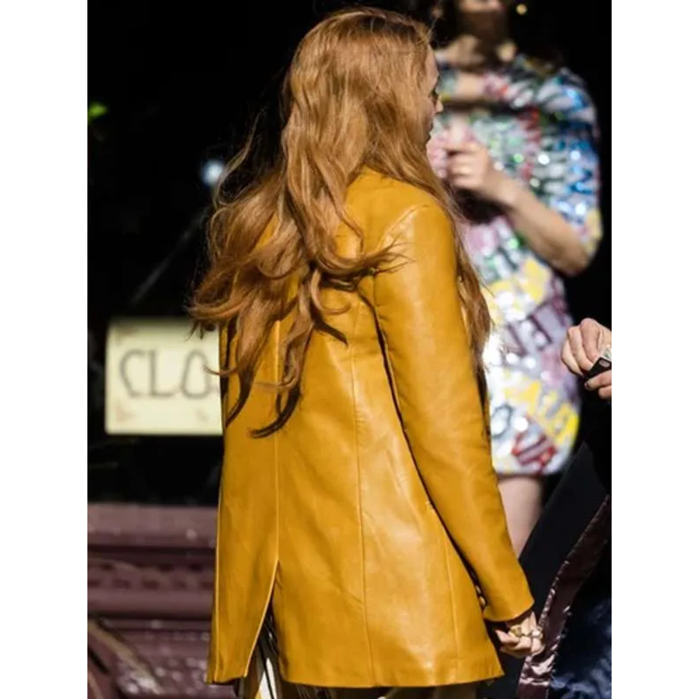 Blake Lively It Ends with Us Leather Jacket