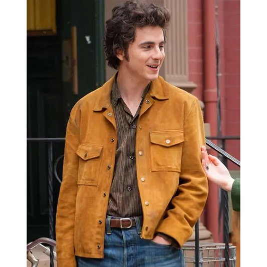 A Complete Unknown Timothée Chalamet's Suede Jacket
