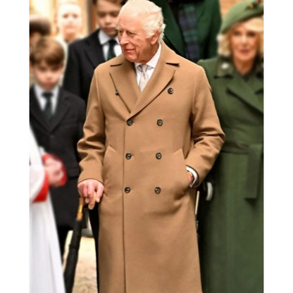 Christmas Service 2024 King Charles Coat