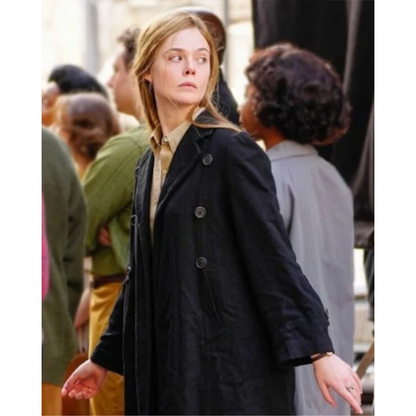 A-Complete-Unknown-Elle-Fanning-Black-Blazer