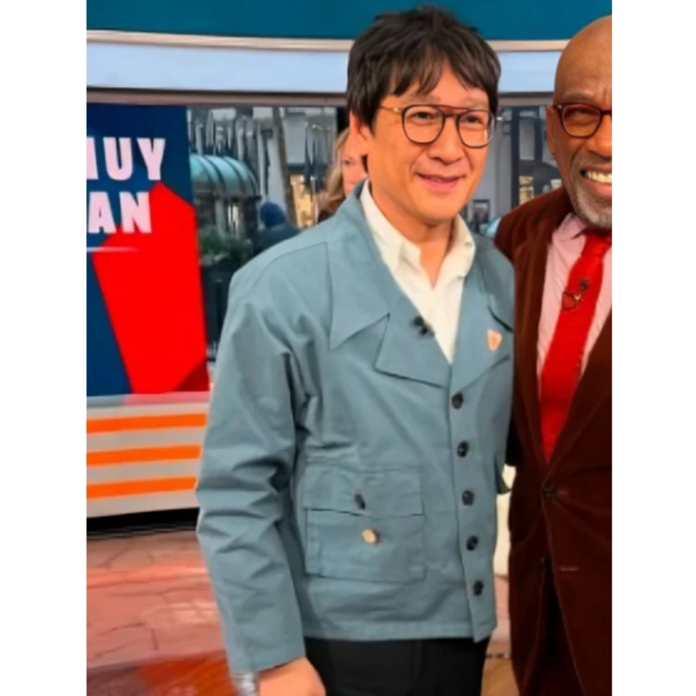 The Today Show 2025 Ke Huy Quan Blue Jacket
