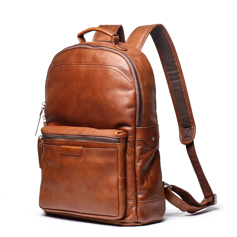 Brown Hudson Leather Backpack