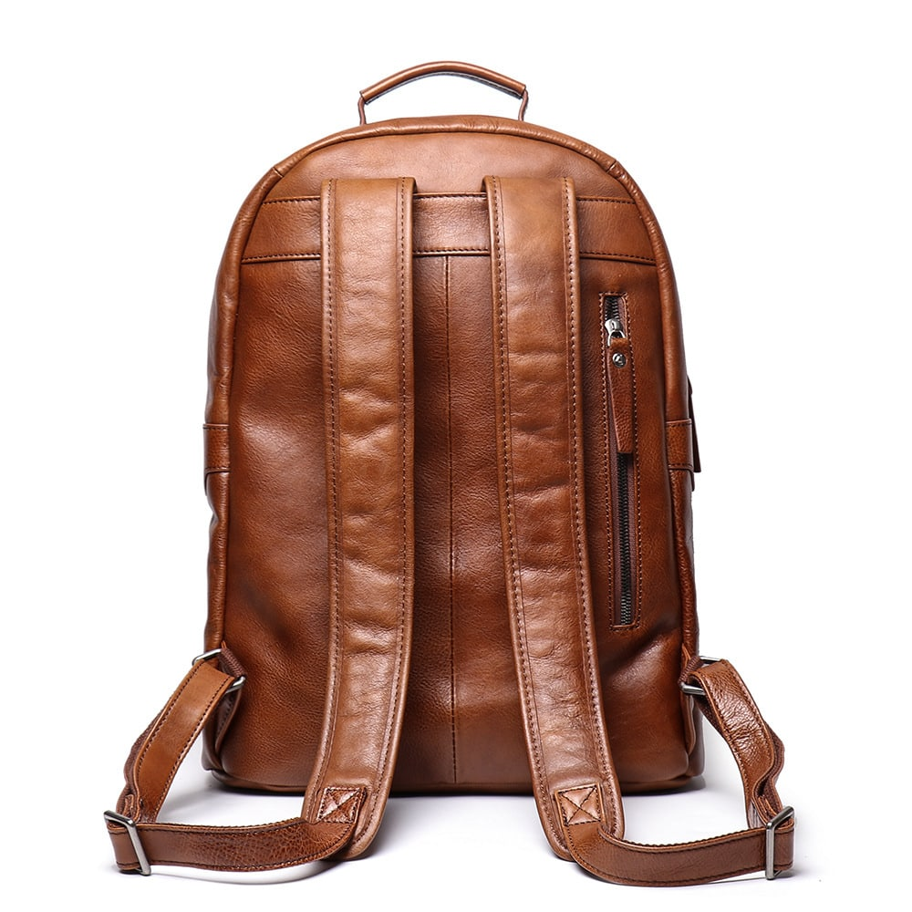 Brown Hudson Leather Backpack