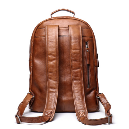 Brown Hudson Leather Backpack