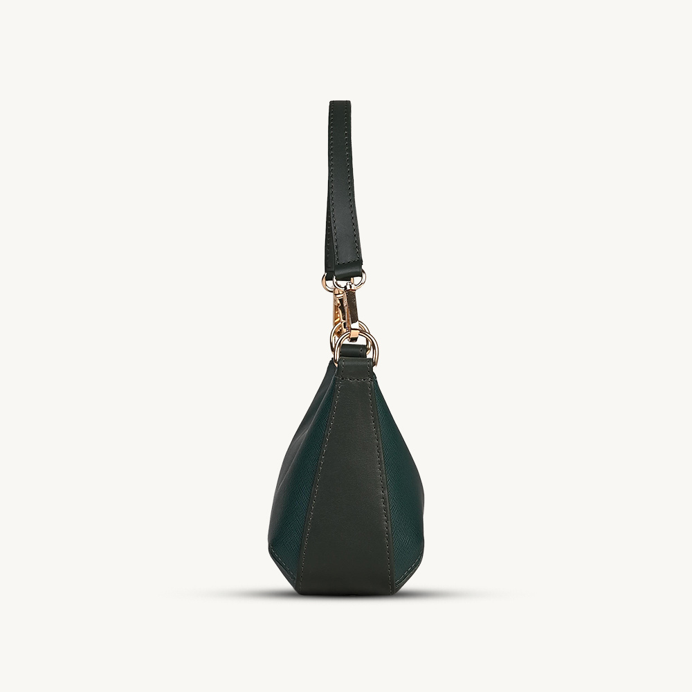 Modern Deep Green Mini Handbag