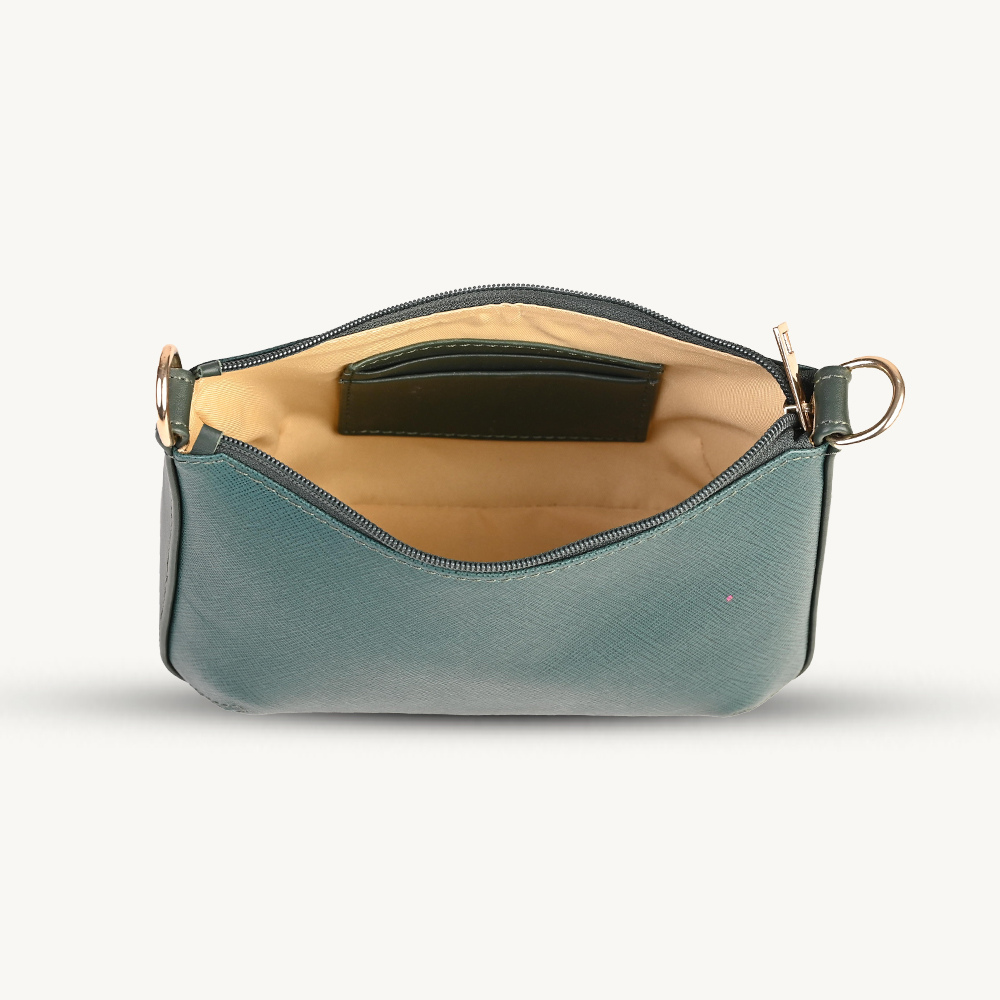 Modern Deep Green Mini Handbag
