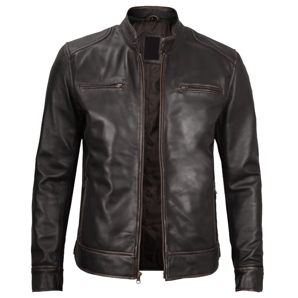 Dark Brown Renegade Biker Jacket