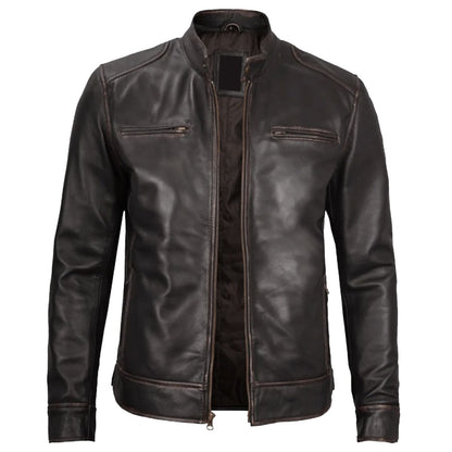 Dark Brown Renegade Biker Jacket
