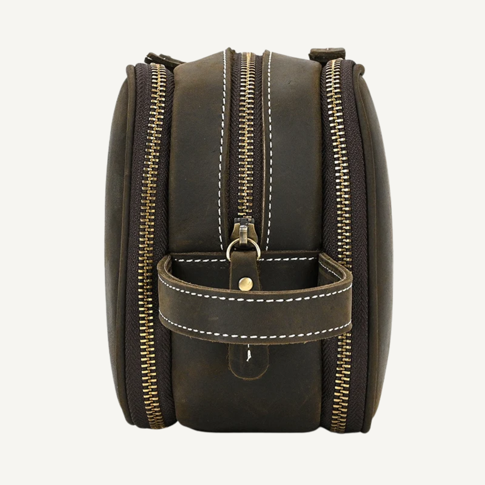 Dark Brown Allure Toiletry Bag