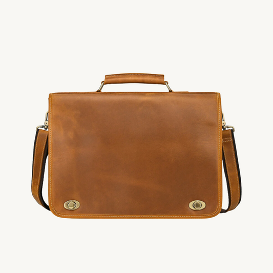 Tan-Classicist-Leather-Briefcase