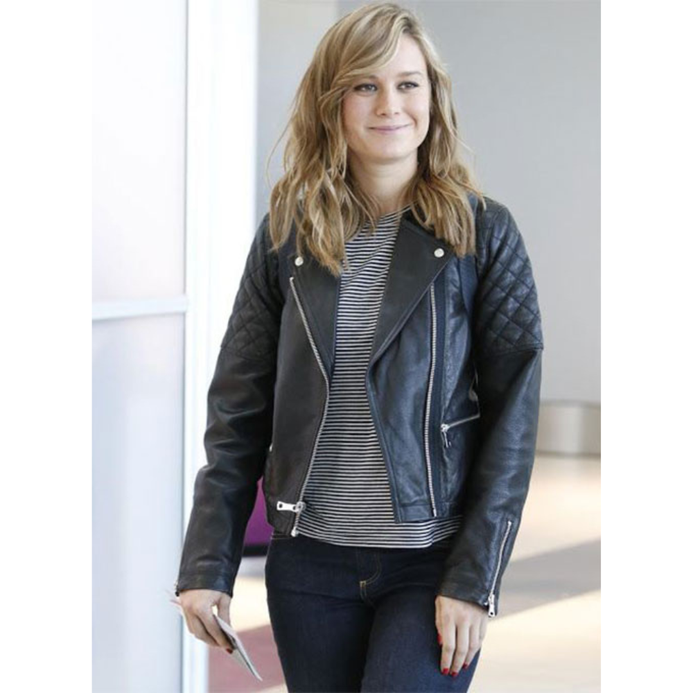Brie-Larson-Leather-Jacket