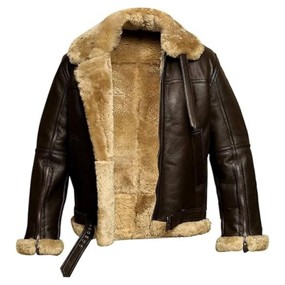 Brown-Faux-Fur-Aviator-Jacket