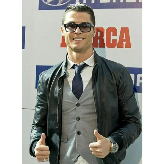 Cristiano-Ronaldo-Pichichi-Award-Leather-Jacket