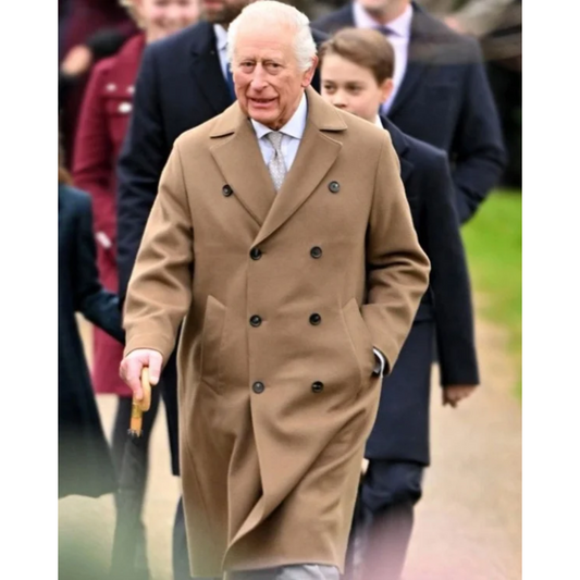 Christmas Service 2024 King Charles Coat
