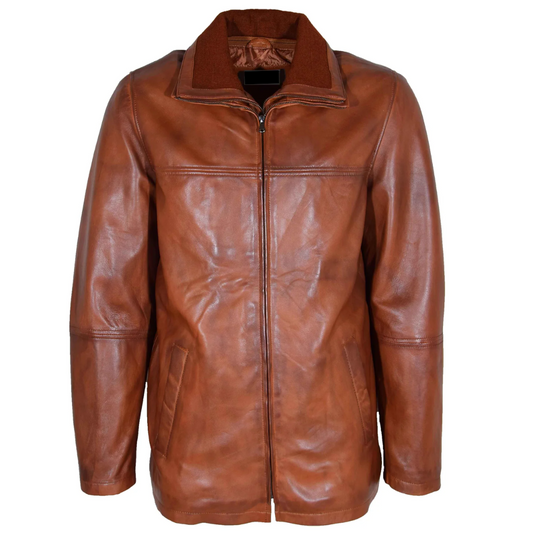 ﻿Brown Cognac Chariot Trench Coat