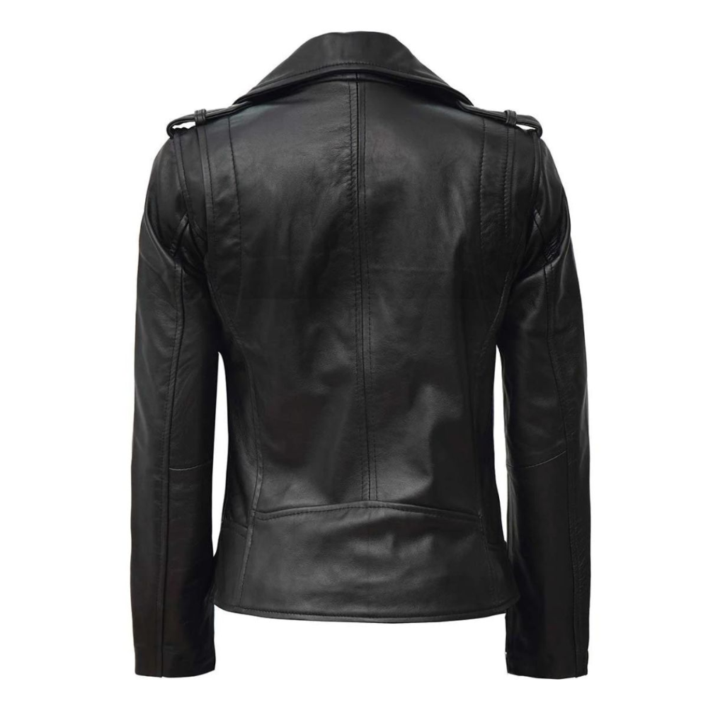 Black Tranquil Biker Jacket