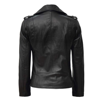 Black Tranquil Biker Jacket