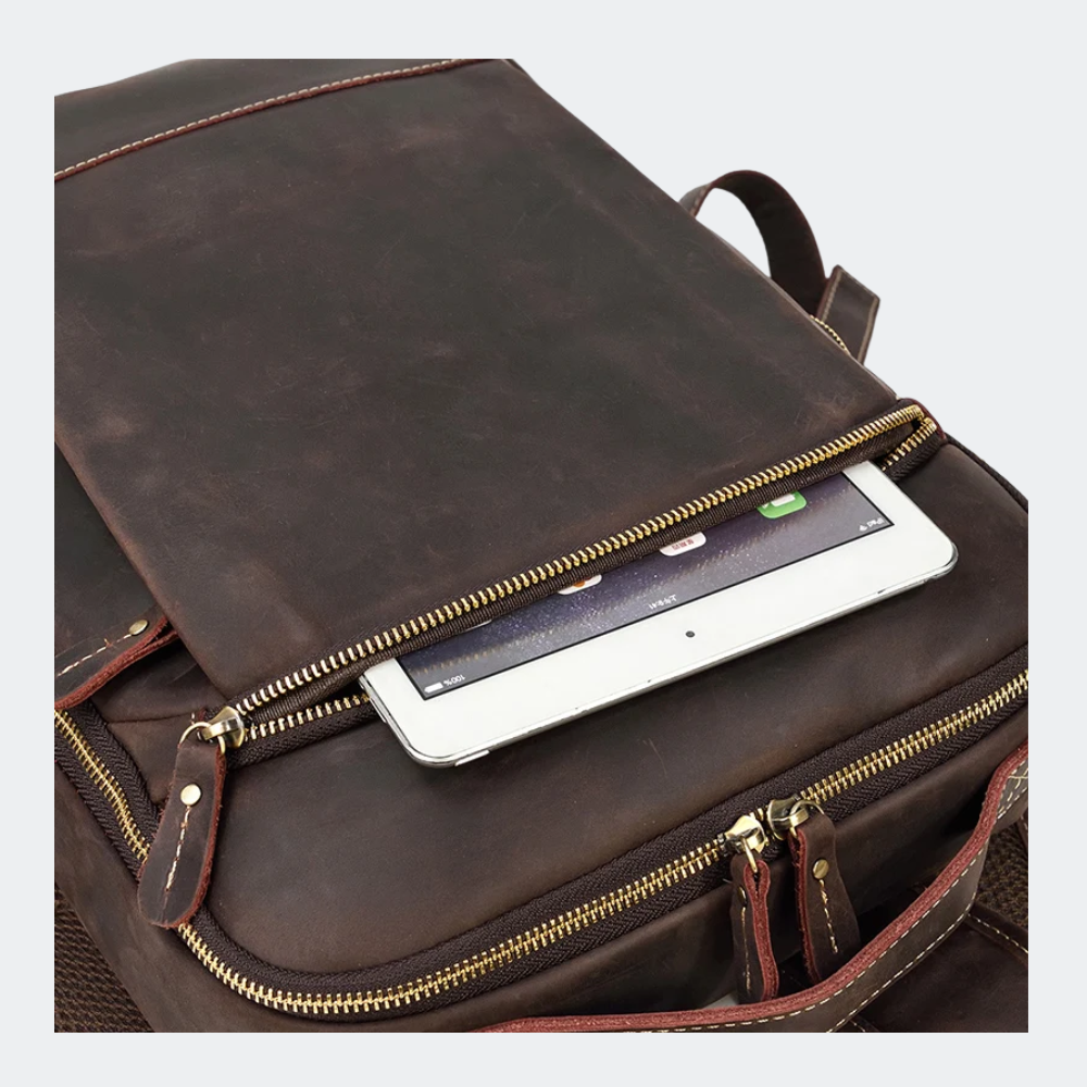 Heritage Dark Brown Laptop Backpack