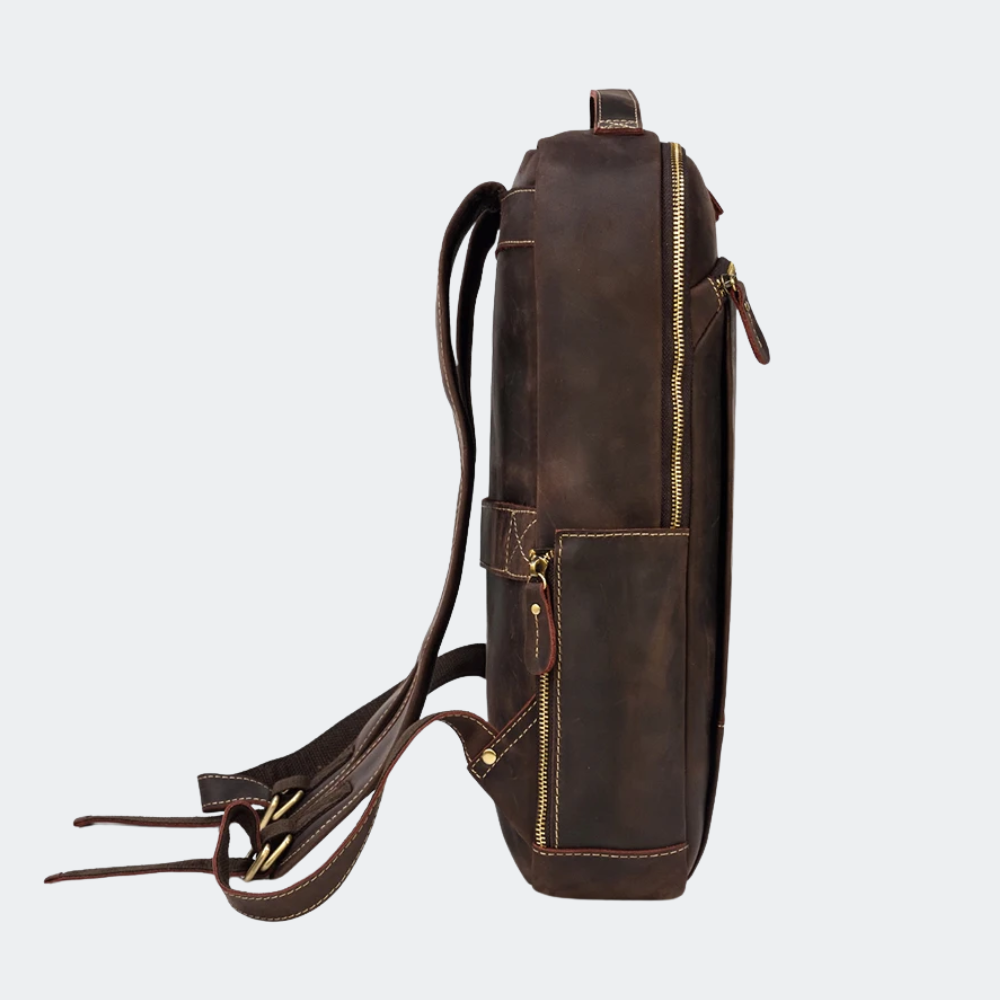 Heritage Dark Brown Laptop Backpack