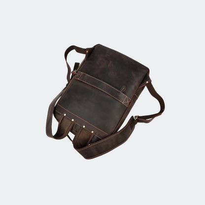 Heritage Dark Brown Laptop Backpack