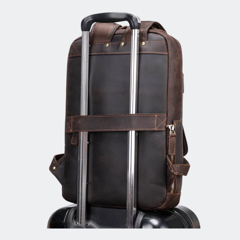 Heritage Dark Brown Laptop Backpack