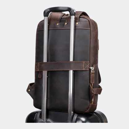 Heritage Dark Brown Laptop Backpack