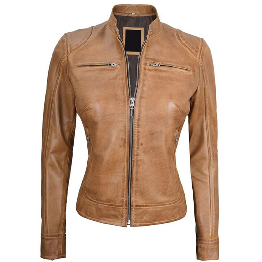 Camel-Brown-Vesper-Biker-Jacket