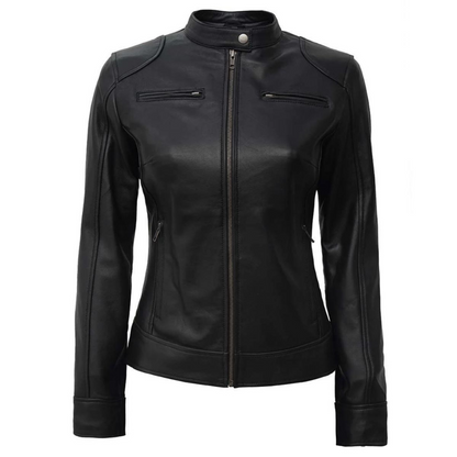 Black-Cascade-Biker-Jacket