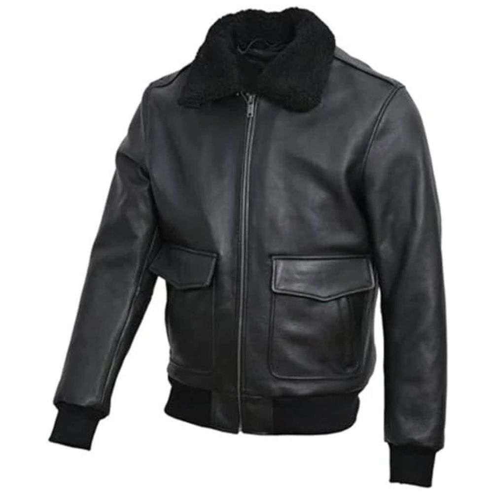 Black Sentinel Shearling Jacket