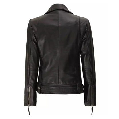 Black Asymmetrical Racer